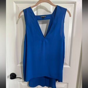 Express Royal Blue Sleeveless Top